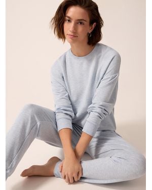 Miiyu Brushed Underside Supple Lounge jogger - Grey