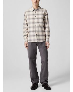 Theory Laurence Tapered Grey Jean - White