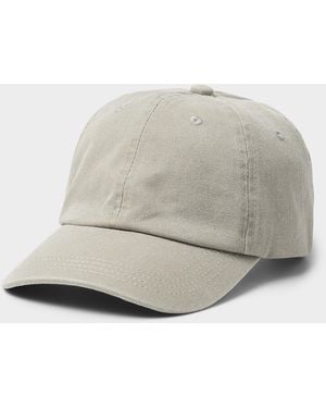 Simon's Faded Denim Baseball Cap - Grey