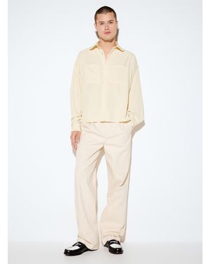 FIVE STUDIOS Beige Pleated Pant - Natural