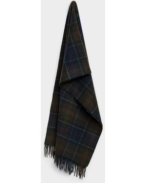 Barbour 100% Lambswool Scarf - White