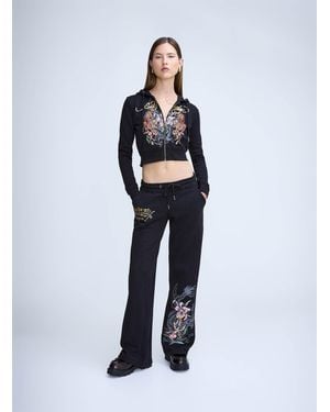 Ed Hardy Tiger And Dragon Straight - White