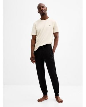 BOSS Waffled Pyjama sweatpants - White