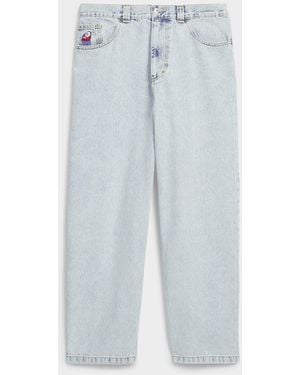 POLAR SKATE Big Boy Faded Jean Baggy Fit - Blue