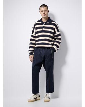Gramicci Fatigue Belted Chinos Loose Fit - Blue