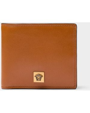 Versace Severine Leather Wallet - Brown