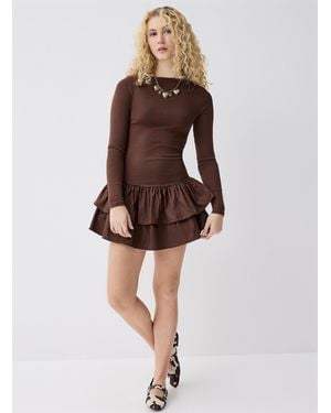 ONLY Poplin Skirt Boat - Multicolour