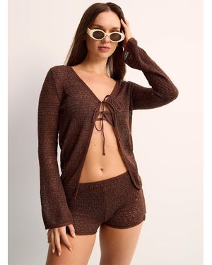 Simon's Fine Crochet Short - Multicolour