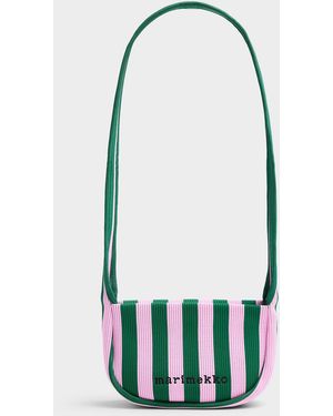 Marimekko Merirosvo Knit Crossbody Bag - Blue