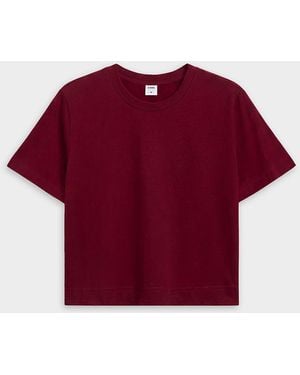 Twik Boxy Cropped T - Red