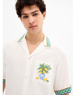 On Vacation Sorrento Resort Camp Shirt Relaxed Fit - White