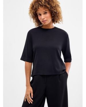 Sessun Serge Co Ribbed Boxy - Blue