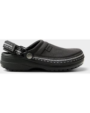 Crocs™ Embroidered Ribbon Faux - Black