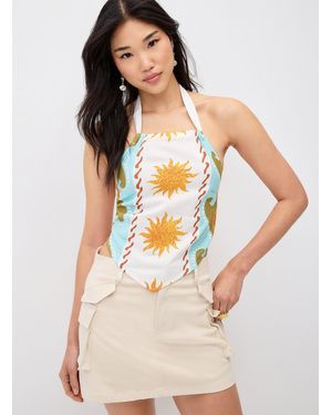 Billabong Waves And Suns Halter Cami - Multicolour
