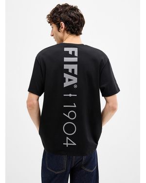 FIFA 1904 Reflective Fifa Logo T - Black