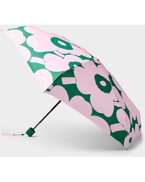Marimekko Pieni Unikko Compact Poppy Umbrella - Blue