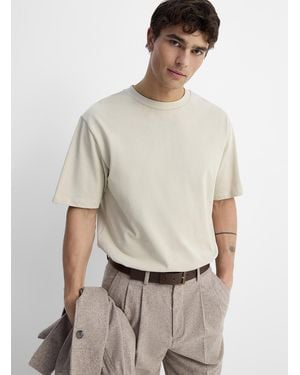 Lindbergh Thick Jersey Loose T - White