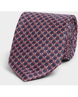 Le 31 Tricolour Cord Tie - Purple