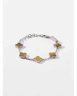 Steel and Barnett Geo Clover Bracelet Available Exclusively At Simons - Multicolour