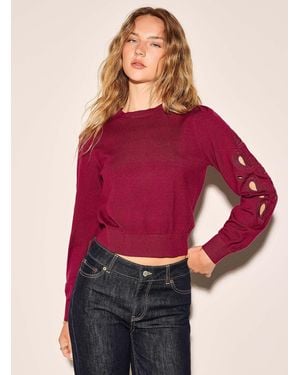 Icône Broderie Anglaise Puff - Red