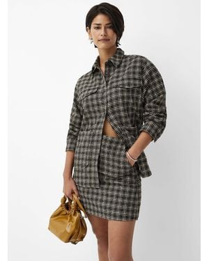 Part Two Checkered Tweed Jacket - Multicolour