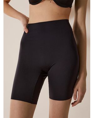 Siella No-show Invisible Body-shaping Control Short Length: 7" (women, Black, Large)