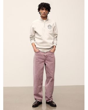 Les Deux Royal Faded Pink Jean Loose Fit - Natural