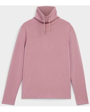 Contemporaine Peachskin Mock - Pink