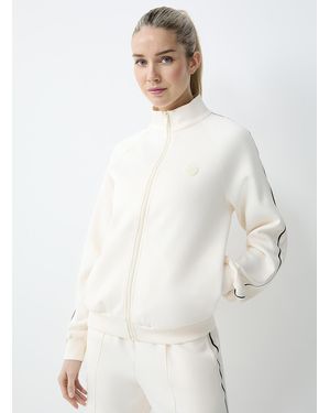 P.E Nation Prelude Cream Track Jacket - White