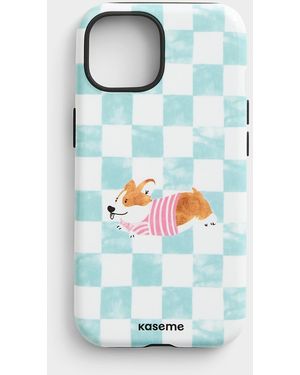 KaseMe Patterned Iphone 13/14/15 Case - Blue