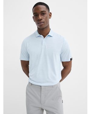Oakley Gravity Heathered Microfibre Golf Polo - White
