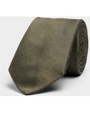 Le 31 Textured Solid Tie - Green