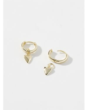 Midi34 Rose Earrings - White