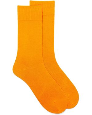 Le 31 Essential Organic Cotton Blend Socks - Orange