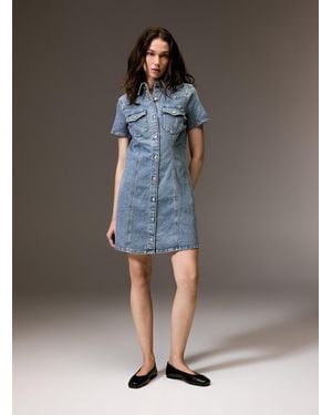 Levi's Trace Western Shirt Mini - Blue