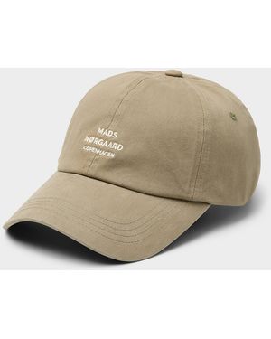 Mads Nørgaard Embroidered Logo Baseball Cap - Natural