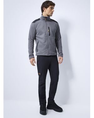 Fjallraven Abisko Stretch Brushed Twill Pant - Blue