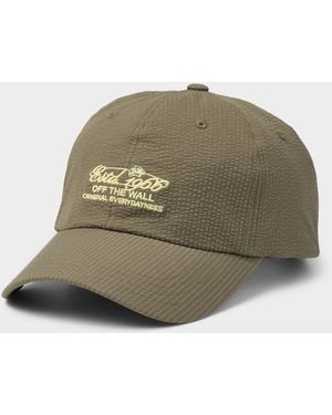 Vans 1966 Seersucker Dad Cap - Green
