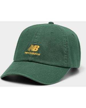 New Balance Embroidered Nb Logo Dad Cap - Green