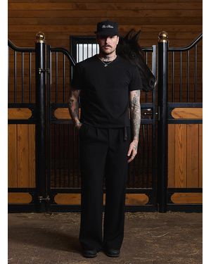 FIVE STUDIOS Fluid Pleated Pant Straight Fit - White