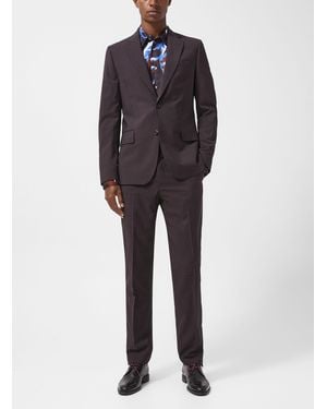 Paul Smith Brierley eggplant Suit - Blue