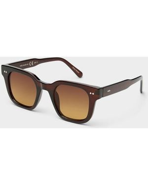 Simon's Square Sunglasses - Brown