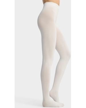 Simon's Solid Comfortable Tights 100 Denier - Black