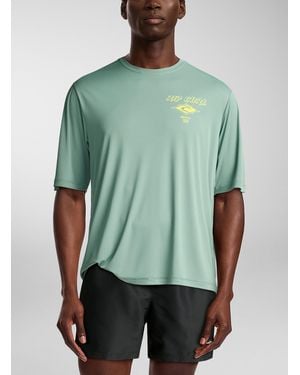 Rip Curl Branded Casual Rashguard T - Green