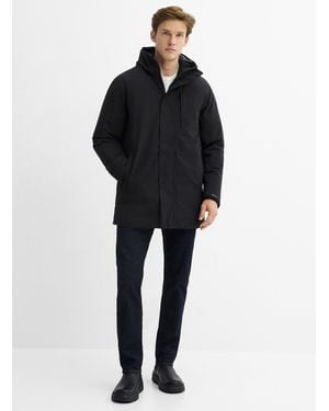 Jack & Jones Techfusion Minimalist Parka - Black