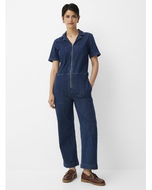 DUER Performance Denim Utilitarian Jumpsuit - Blue