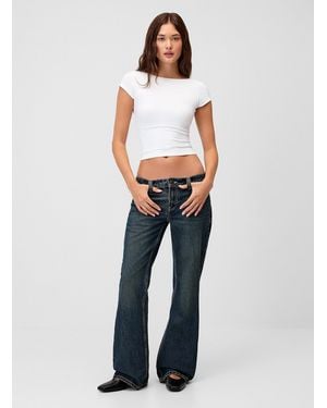 Twik Bootcut Jean Coyote Fit - White
