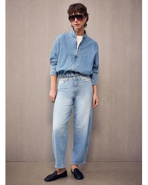 DL1961 Miro Balloon Jean Fit: Barrel Leg, High Rise - Blue