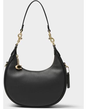 COACH Jonie Small Rounded Leather Bag - Black