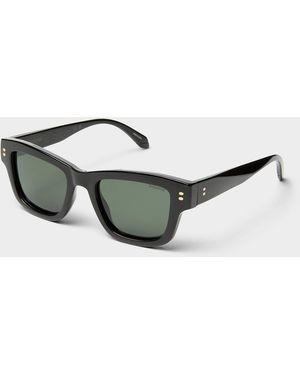 Polaroid Polarized Rectangular Sunglasses - Black